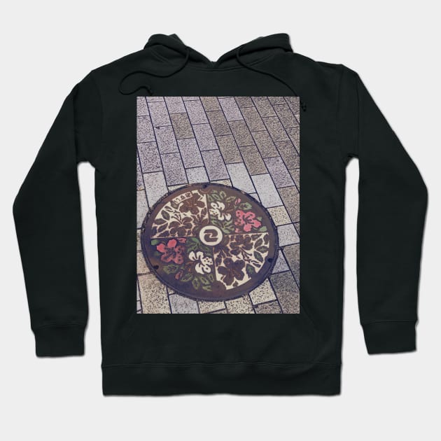 Japanese Manhole Hoodie by Suddha Design